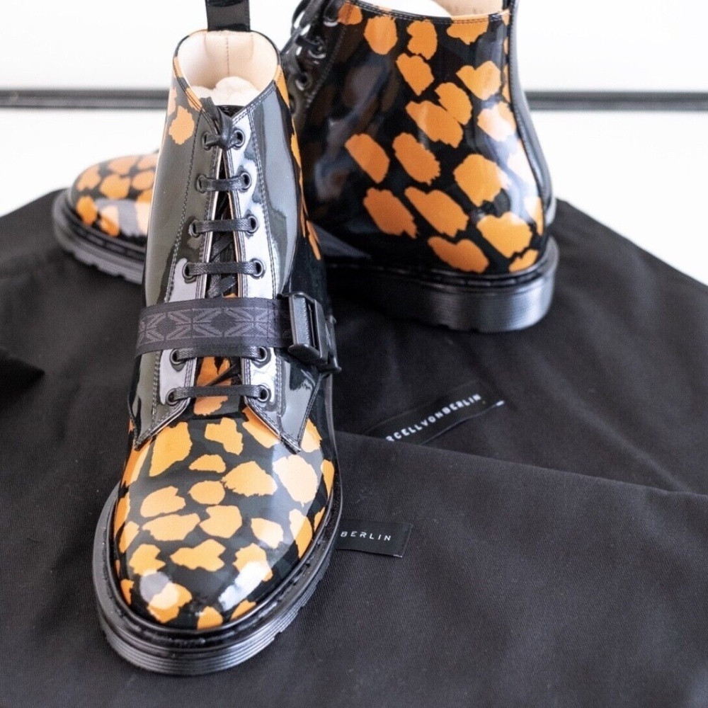 Marcell Von Berlin Combat Women Boots Size 37/US 6 New - Picture 5 of 11